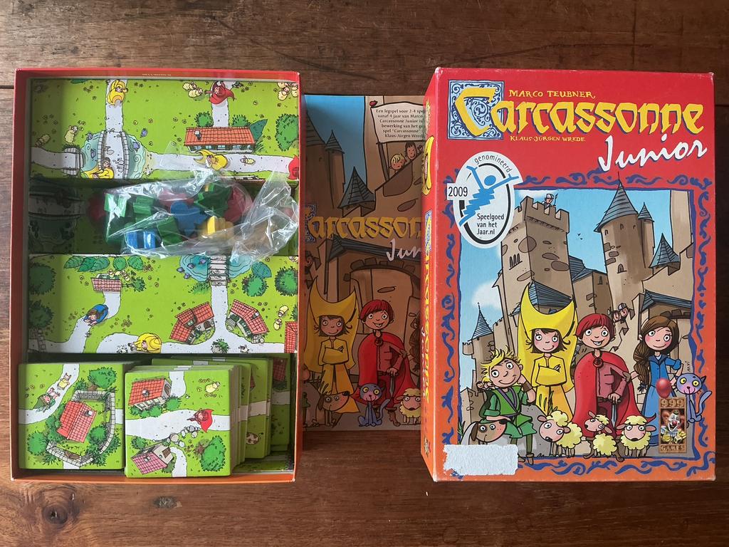 Bordspel Carcassonne Junior, Hobby en Vrije tijd, Ophalen, Gebruikt