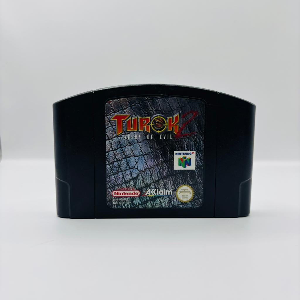 Turok 2 - Nintendo 64, Games en Spelcomputers, Games | Nintendo 64, Ophalen of Verzenden, Zo goed als nieuw, Avontuur en Actie