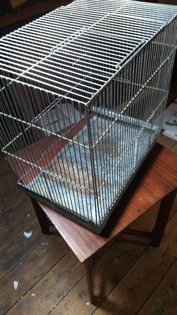 Vogelkooi, Ophalen, Gebruikt, Metaal, Vogelkooi