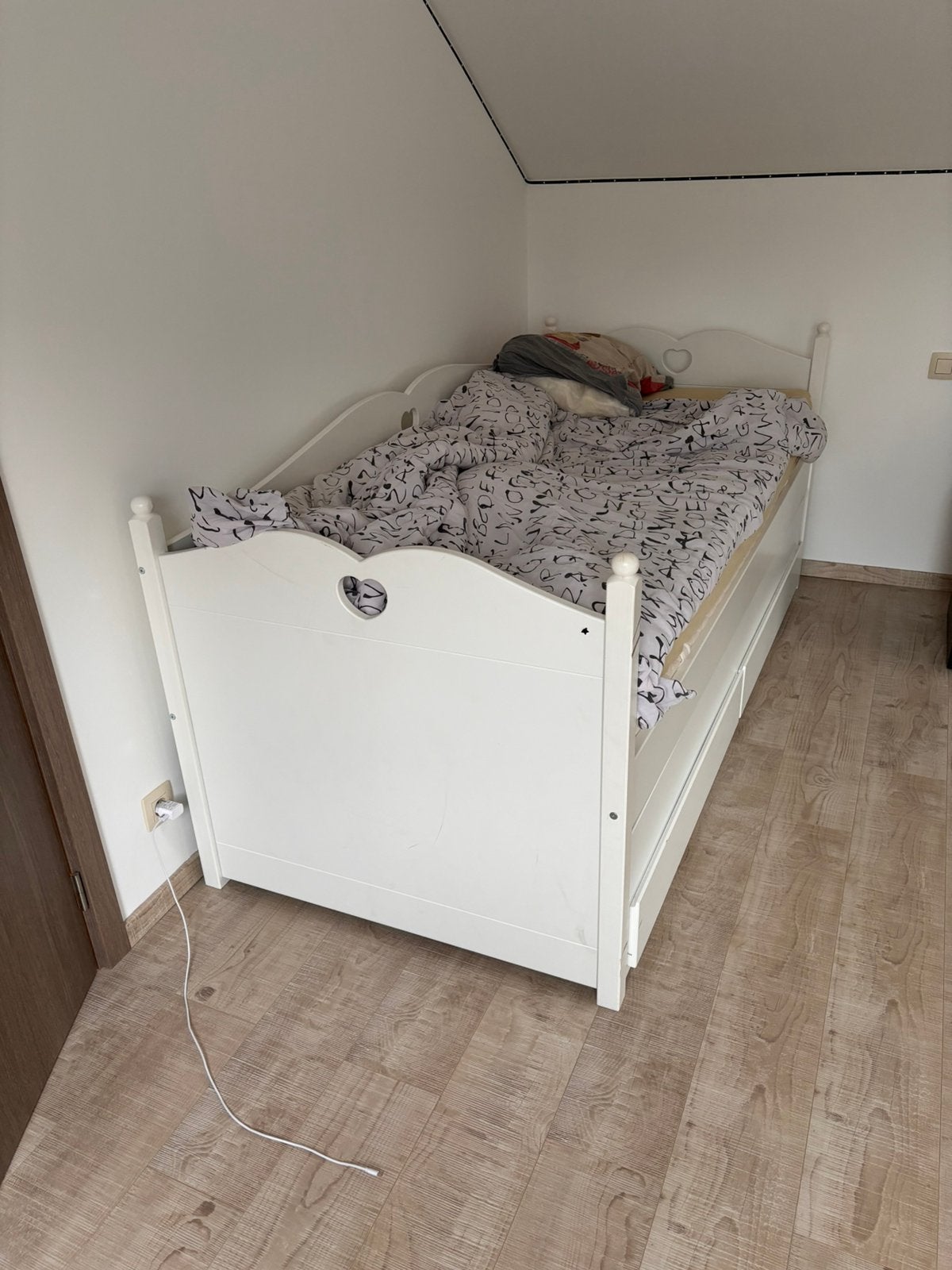 Kinderbed met matras, Ophalen, Gebruikt, 85 tot 100 cm, Matras