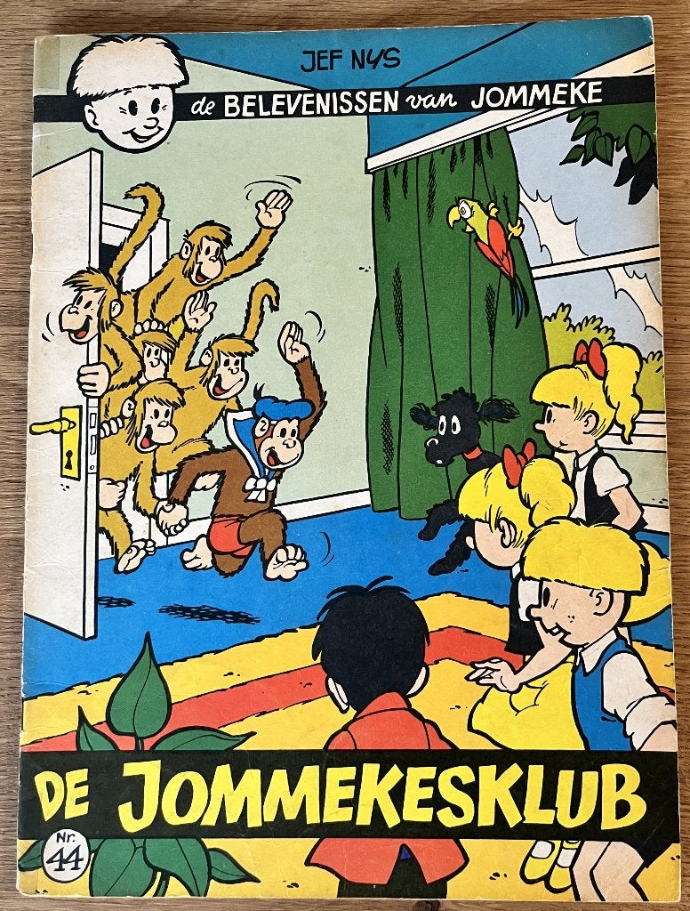 Jommeke - De Jommekesklub - 44 (1970) - Strip, Boeken, Stripverhalen, Zo goed als nieuw, Eén stripboek, Ophalen of Verzenden
