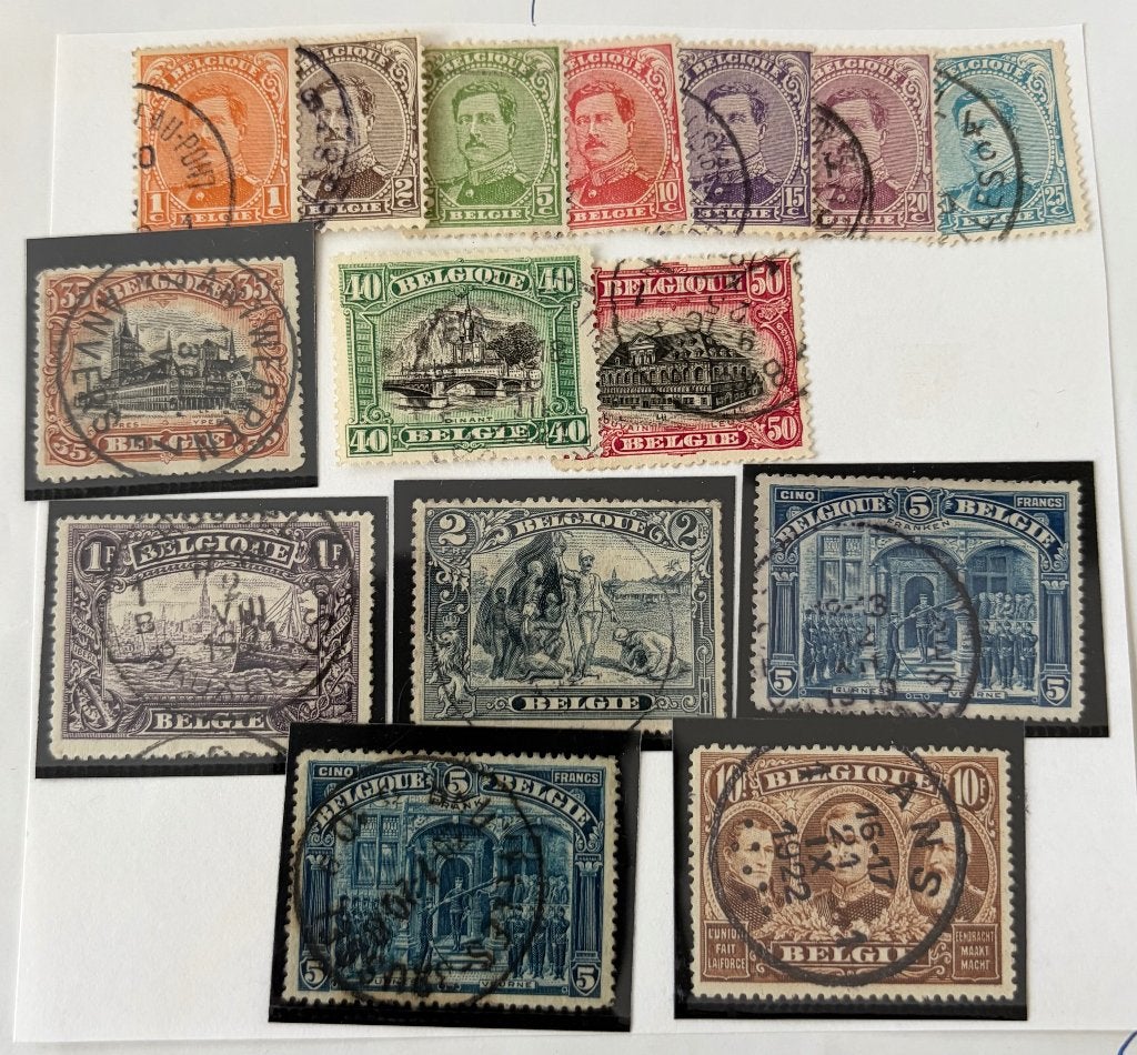 Belgique timbres oblitérés., Ophalen of Verzenden