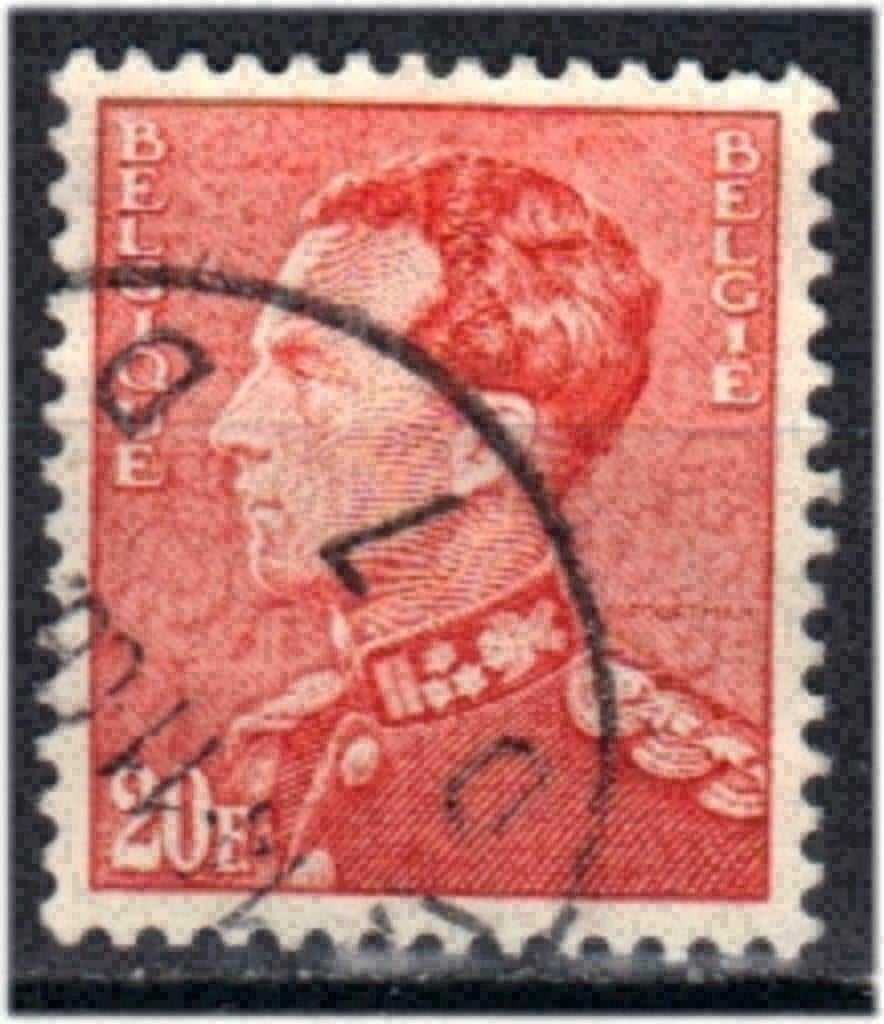 Belgique 1936 - Yvert/OBP 435 - Léopold III - Poortman (ST), Envoi, Affranchi, Oblitéré, Maison royale