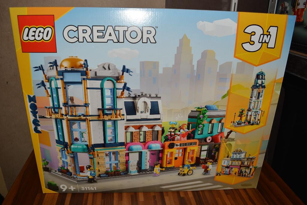 LEGO Creator 3-in-1 31141 – Hoofdstraat – Gloednieuw Sealed!, Ophalen of Verzenden, Nieuw, Complete set, Lego
