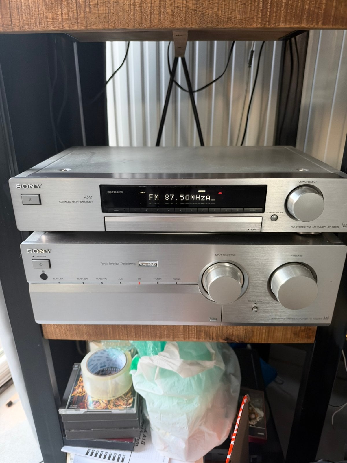 Sony QS Stereo Set: Tuner ST-SB920 & Versterker TA-FB920R, Audio, Tv en Foto, Ophalen of Verzenden, Zo goed als nieuw, Sony