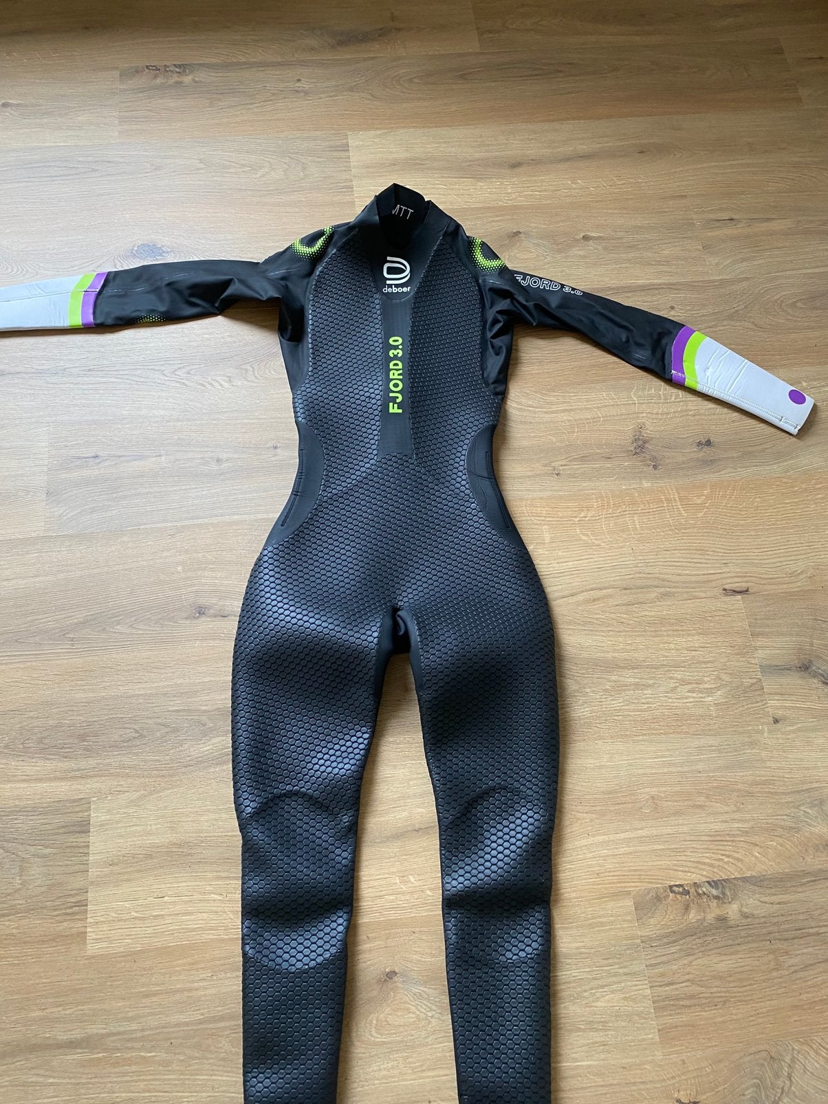 Wetsuit Deboer fjord 3.0 Triatlon, Ophalen, Zo goed als nieuw, Wetsuit