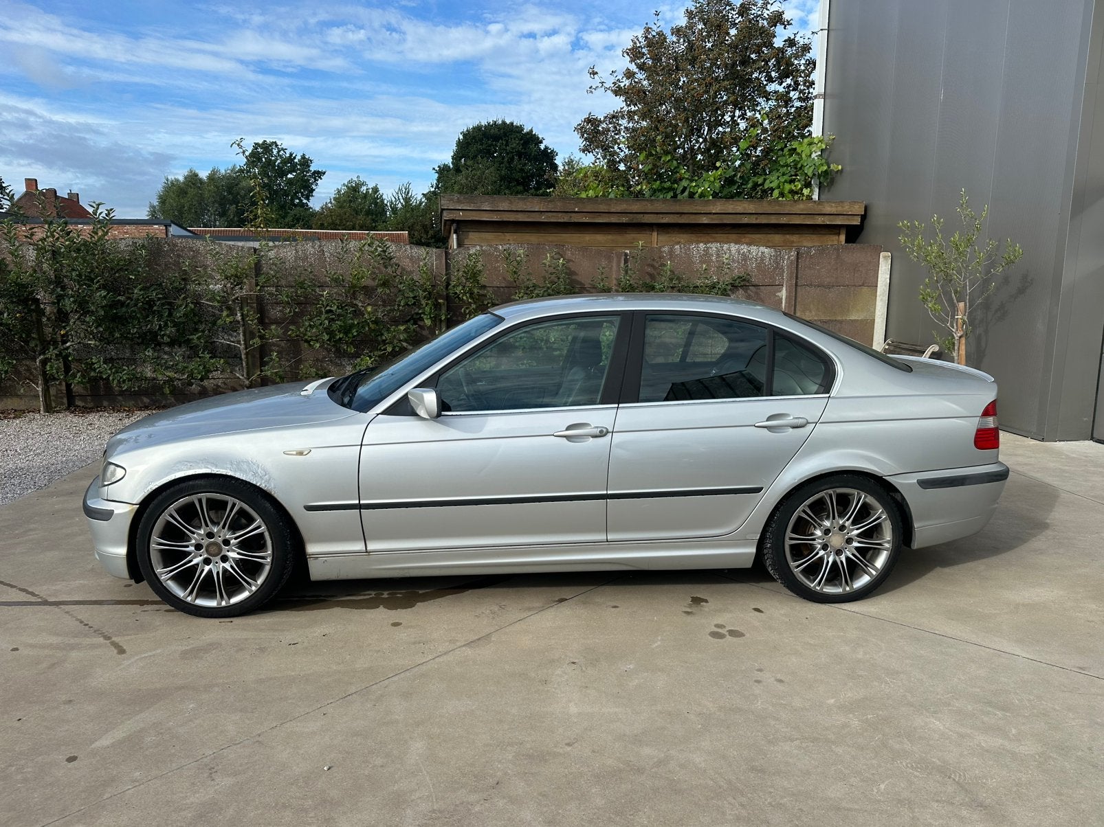 BMW E46/320D/berline, Autos, Cuir, Argent ou Gris, Achat, 110 kW