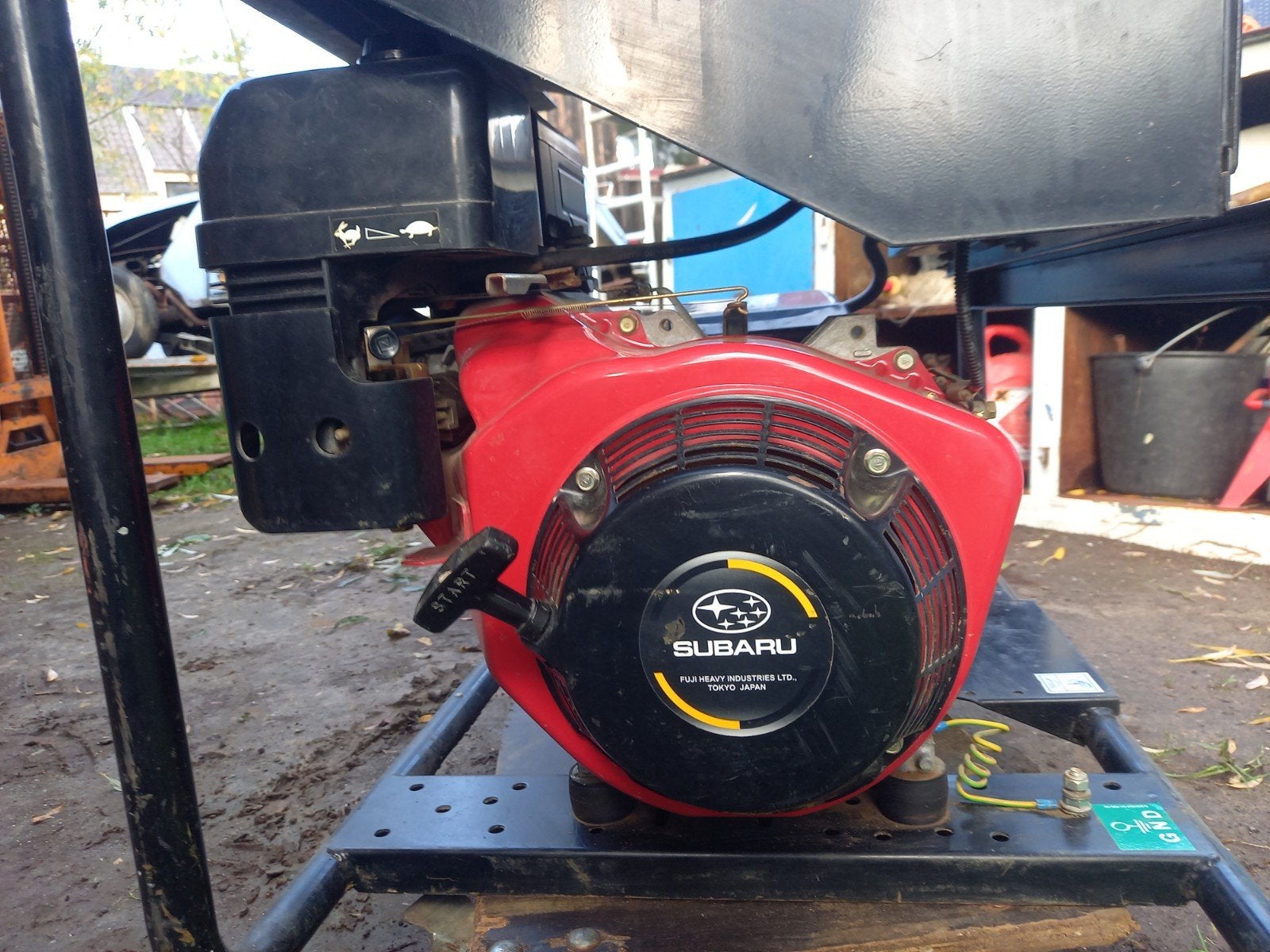 generator stroomgroep aggregaat, Ophalen, Benzine