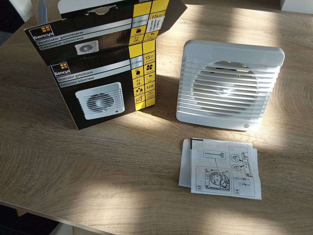Badkamerventilator nieuw, Enlèvement, Neuf, Ventilateur et Extracteur