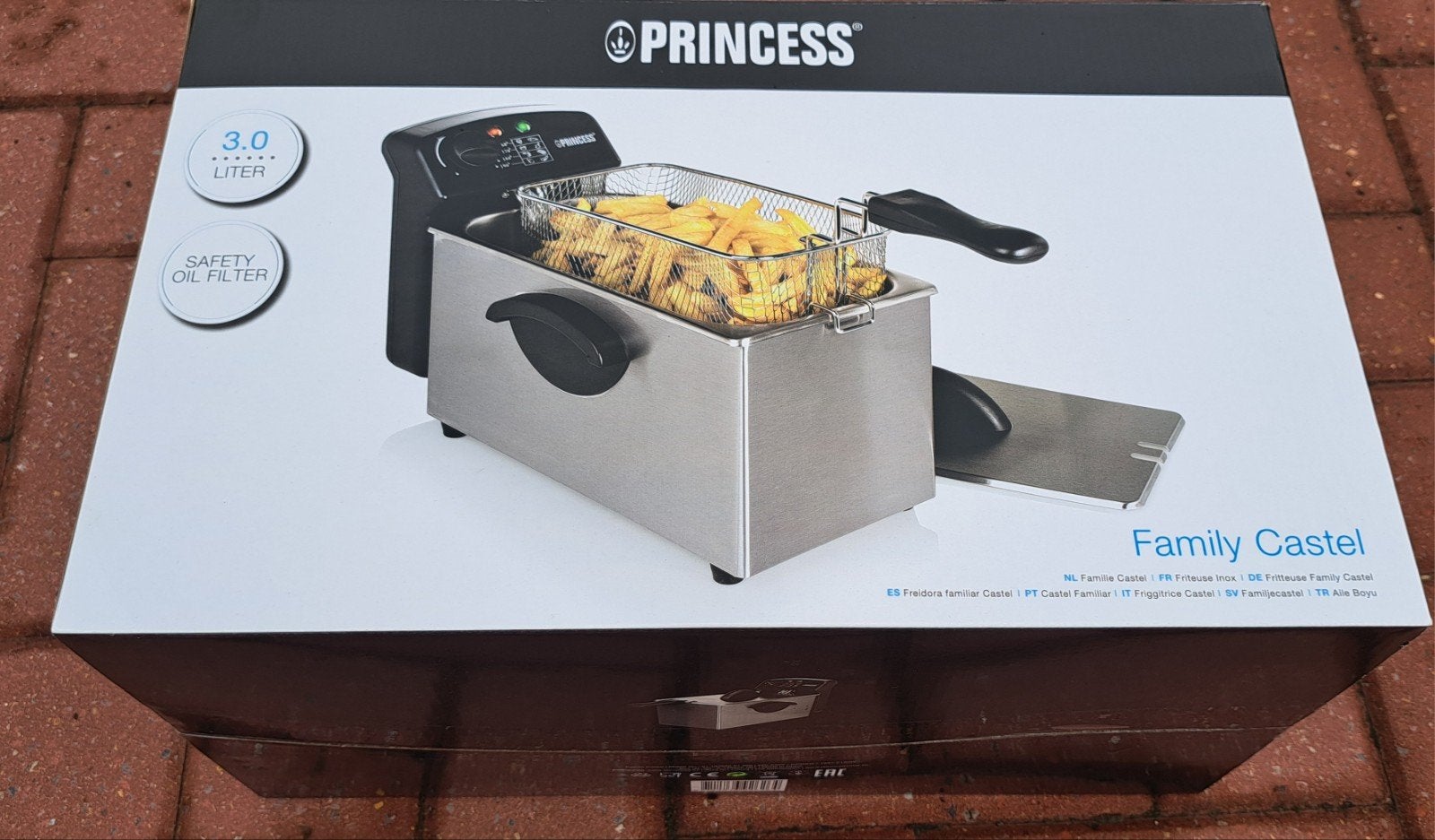 nieuwe frituurpan princess 182626  3 liter 2000 watt, Elektronische apparatuur, Frituurpannen, 2 tot 3 liter, Ophalen, Nieuw, Uitneembare binnenpan