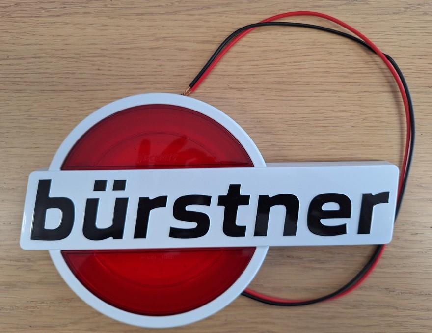 Burstner Derde Remlicht met logo LED Witte rand 2896712, Caravans en Kamperen, Ophalen of Verzenden, Nieuw
