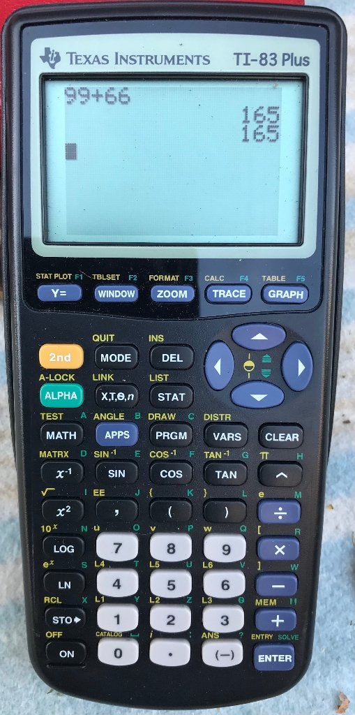 Grafische rekenmachine Texas Instruments TI-83 Plus, Ophalen of Verzenden, Grafische rekenmachine, Zo goed als nieuw