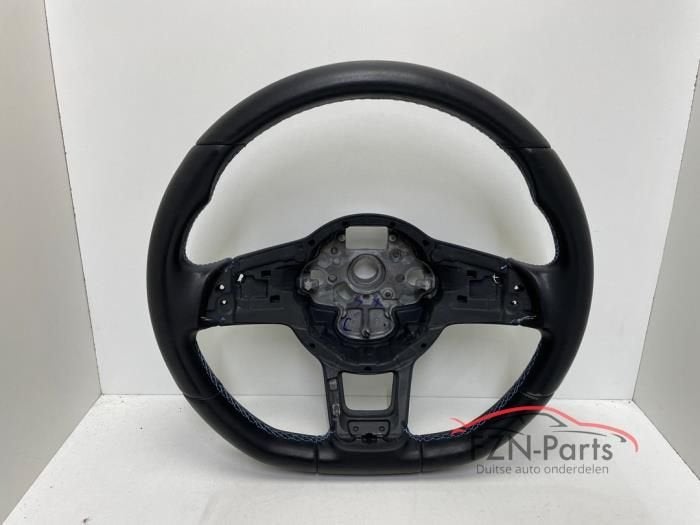 VW Golf 7 5G GTE Stuur F1 Blauwe stiksel Kaal, Auto-onderdelen, Besturing, Ophalen of Verzenden, Gebruikt