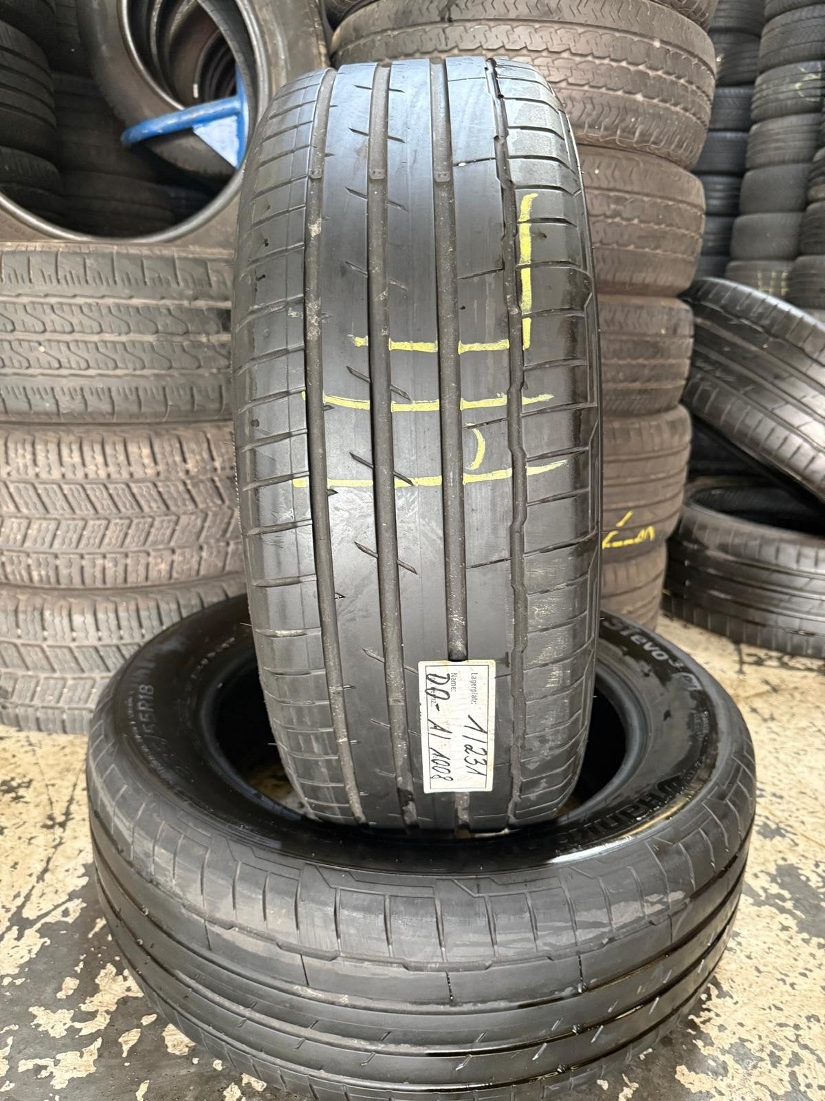 235 55 18 hankook avec montage et équilibrage, Autos : Pièces & Accessoires, Enlèvement