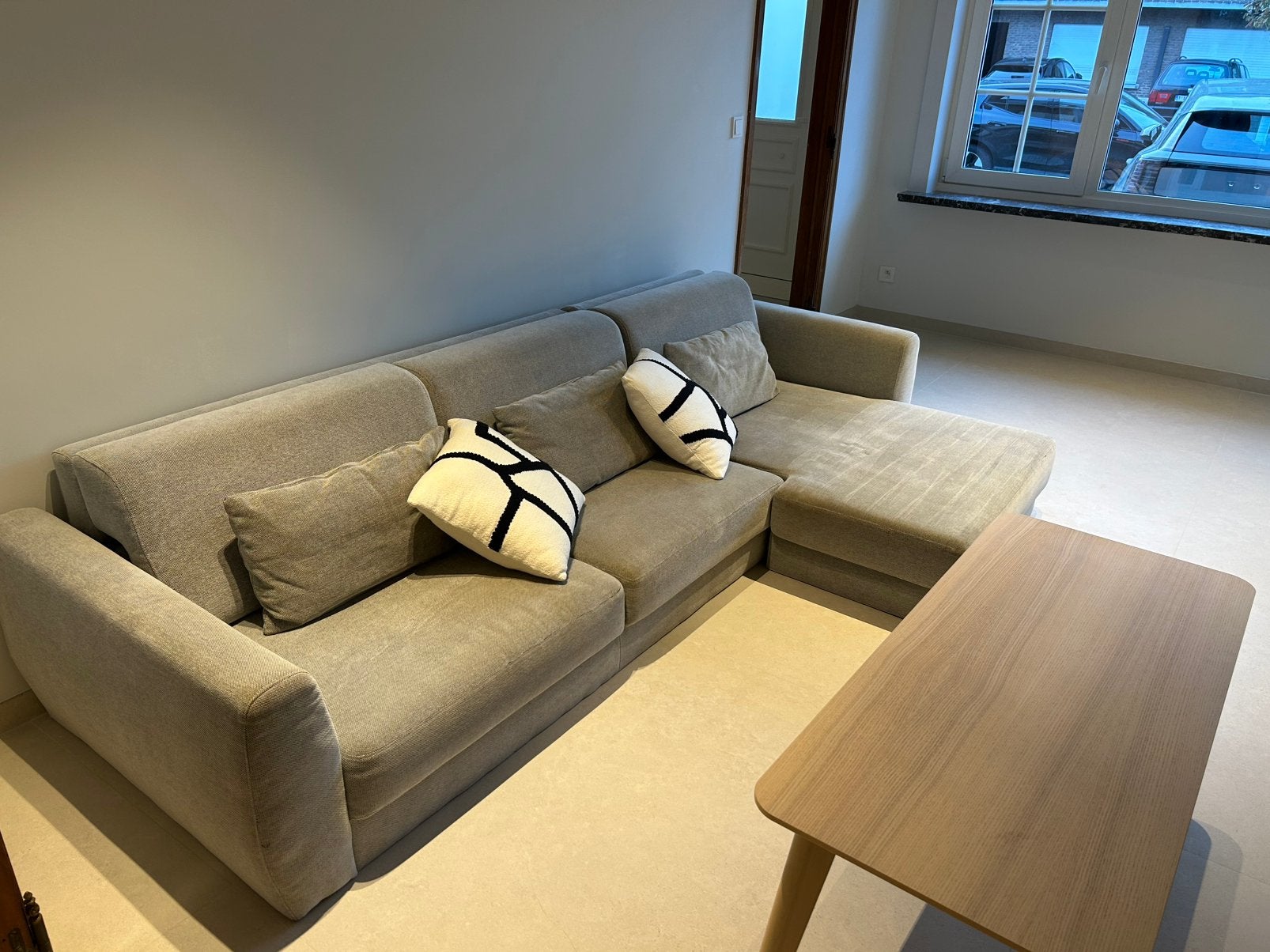 Ikea zetel SLATORP, Ophalen of Verzenden, Gebruikt, Driepersoons, Hoekbank
