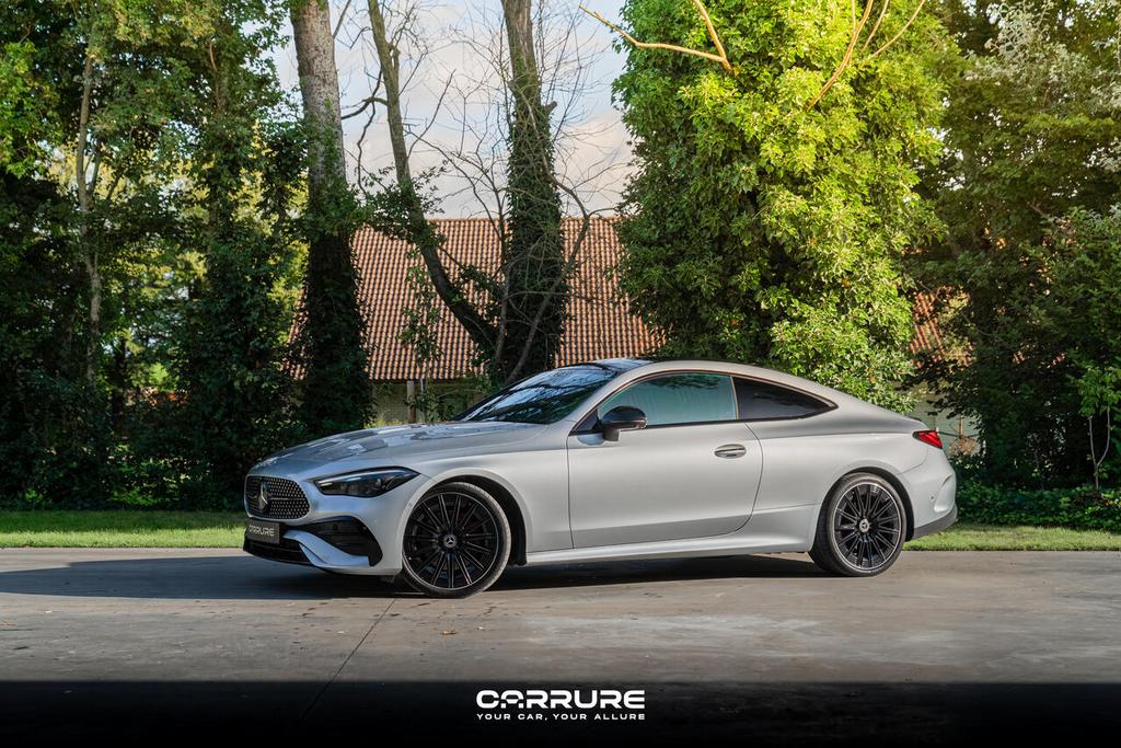 Mercedes-Benz CLE 300 4MATIC AMG LINE, Auto's, Mercedes-Benz, Bedrijf, CL, Benzine, Euro 6, Coupé, 3 deurs, Automaat, Zilver of Grijs