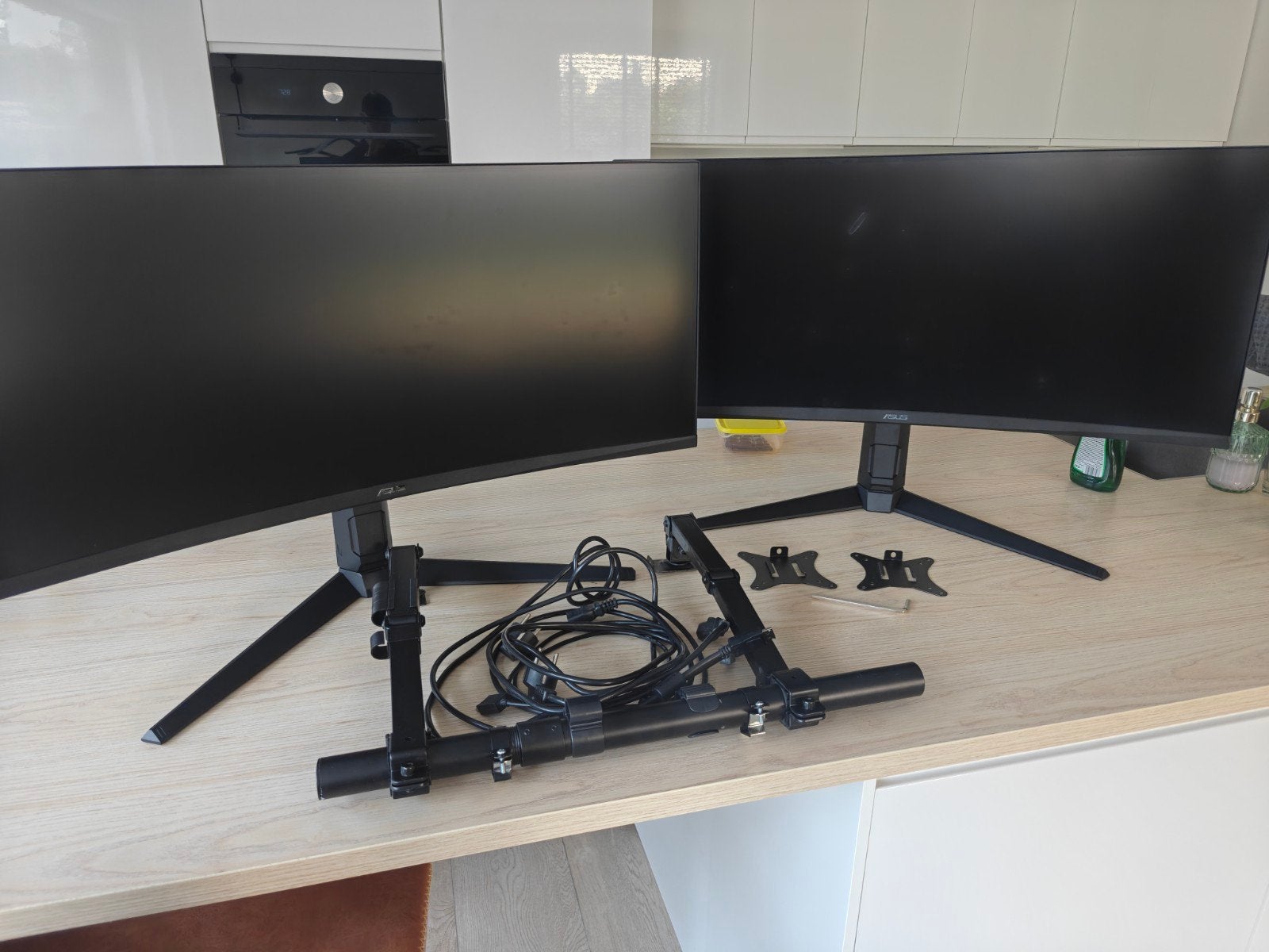 asus TUF gaming 2x monitor 34 inch, Asus, Zo goed als nieuw, Ophalen, Gaming