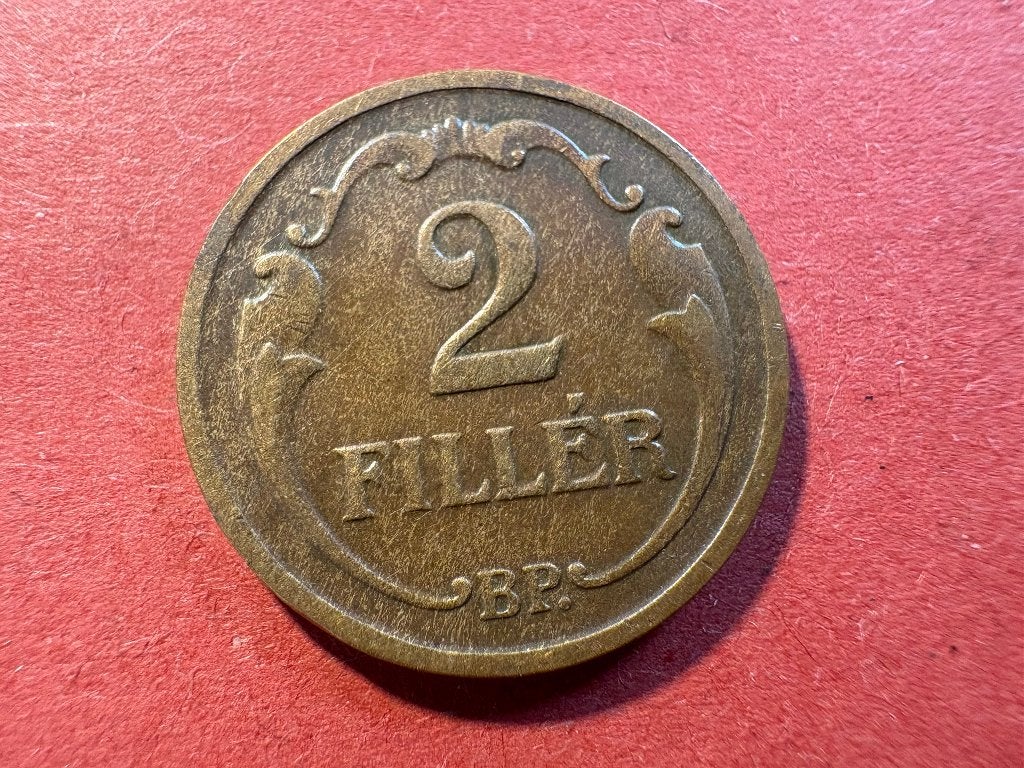 Hongarije - 2 filler 1935 (#245#), Postzegels en Munten, Ophalen of Verzenden, Hongarije, Losse munt