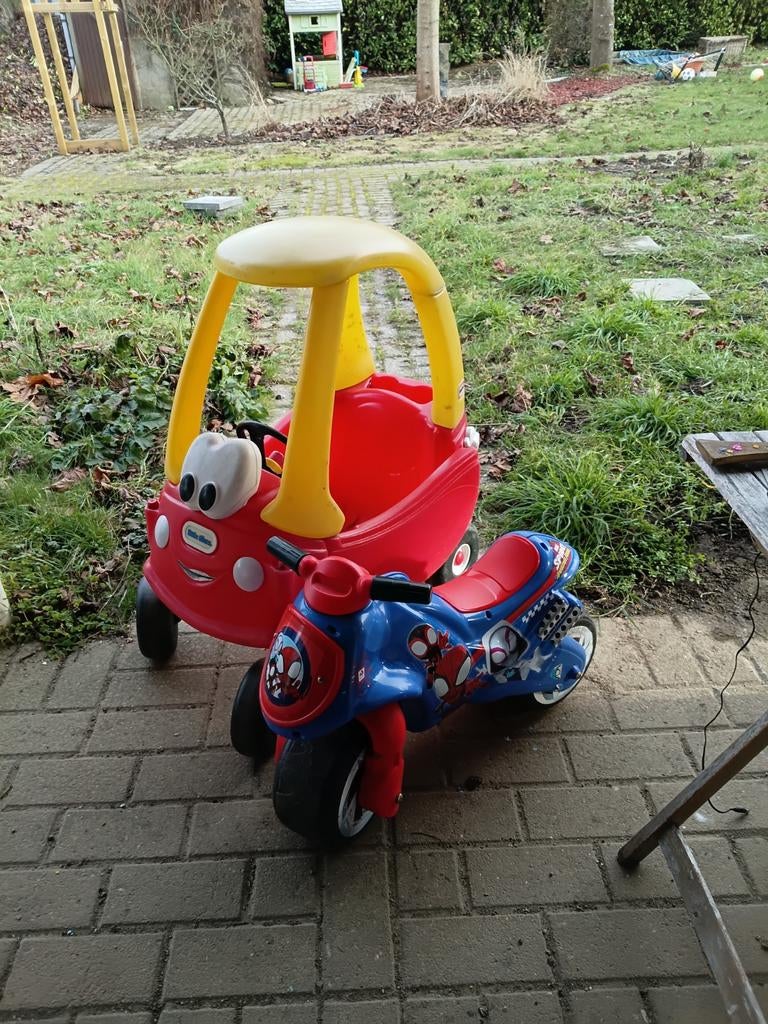 Petit cyclomoteur (voiture = vendue), Enlèvement