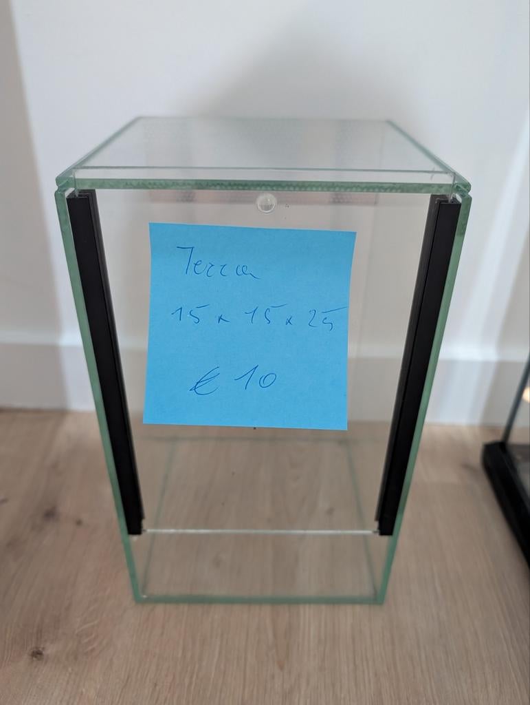 Mini terrarium 15x15x25, Dieren en Toebehoren, Ophalen