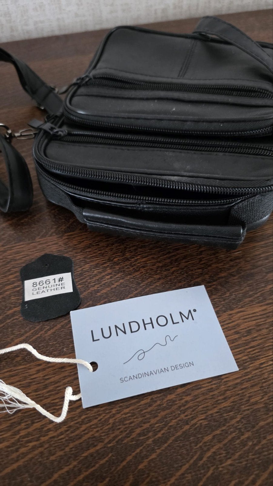 Lundholm Scandinavische Heren tas crossbody, Kleding | Heren, Overige Herenkleding, Ophalen of Verzenden