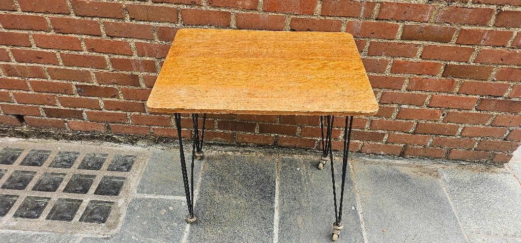 Table d'appoint vintage, Années 50 - 70, Enlèvement, Utilisé, Métal ou Aluminium