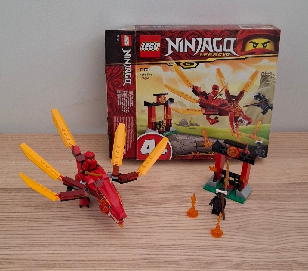 NINJAGO MET LEGO-THEMA, Lego, Ophalen of Verzenden, Zo goed als nieuw, Inclusief instructies