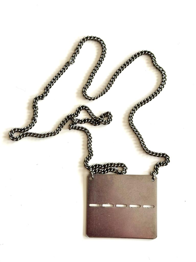 Belgian Army dog tag, Ophalen of Verzenden, Overige soorten, Embleem of Badge