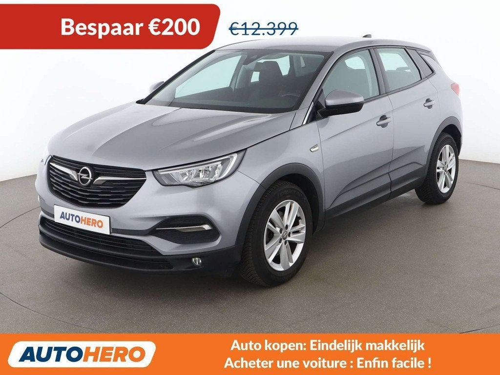 Opel Grandland X 1.2 Turbo Edition (automatique), Autos, Opel, Argent ou Gris, Achat, Euro 6, 131 ch