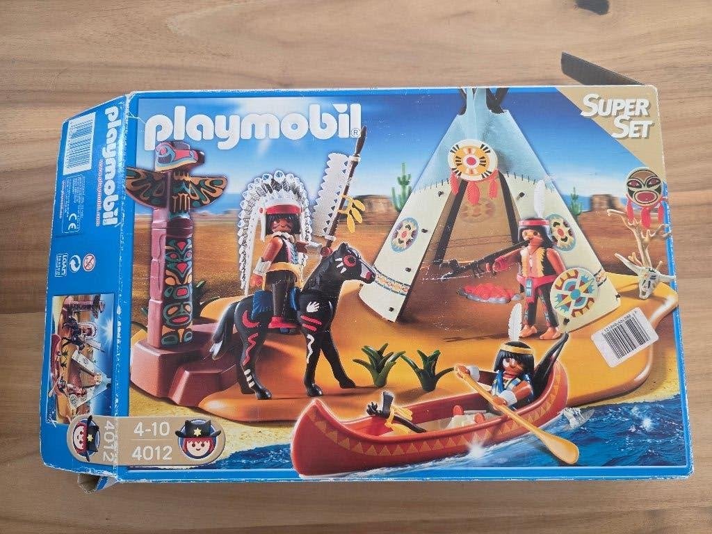 Indianen Playmobil, Enlèvement ou Envoi, Autres séries, Comme neuf, Kit complet