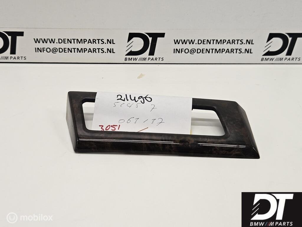 Interieurlijst dashboard links hout BMW E60 E61 51456951043, Auto-onderdelen, Nieuw, Ophalen of Verzenden