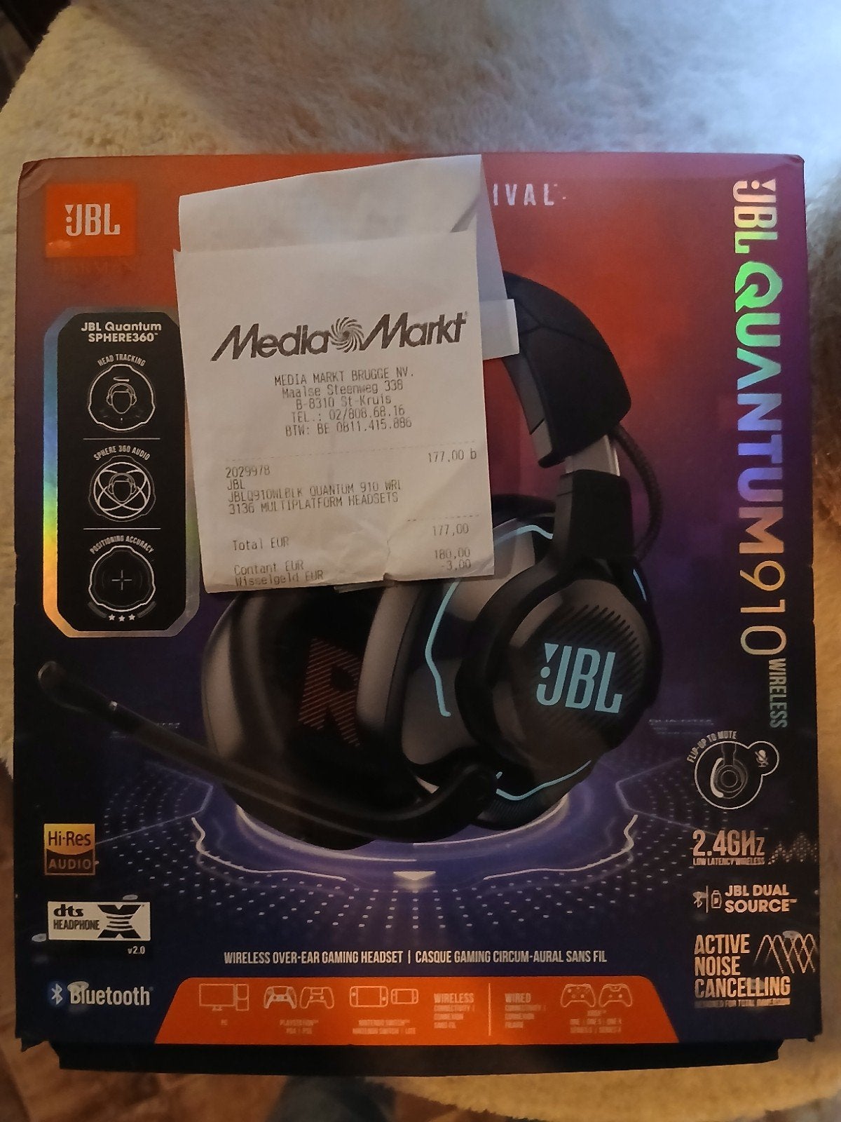 Le JBL QUANTUM910 WIRELESS est maintenant en boutique 170€, Informatique & Logiciels, In-ear, JBL, Casque gamer, Comme neuf