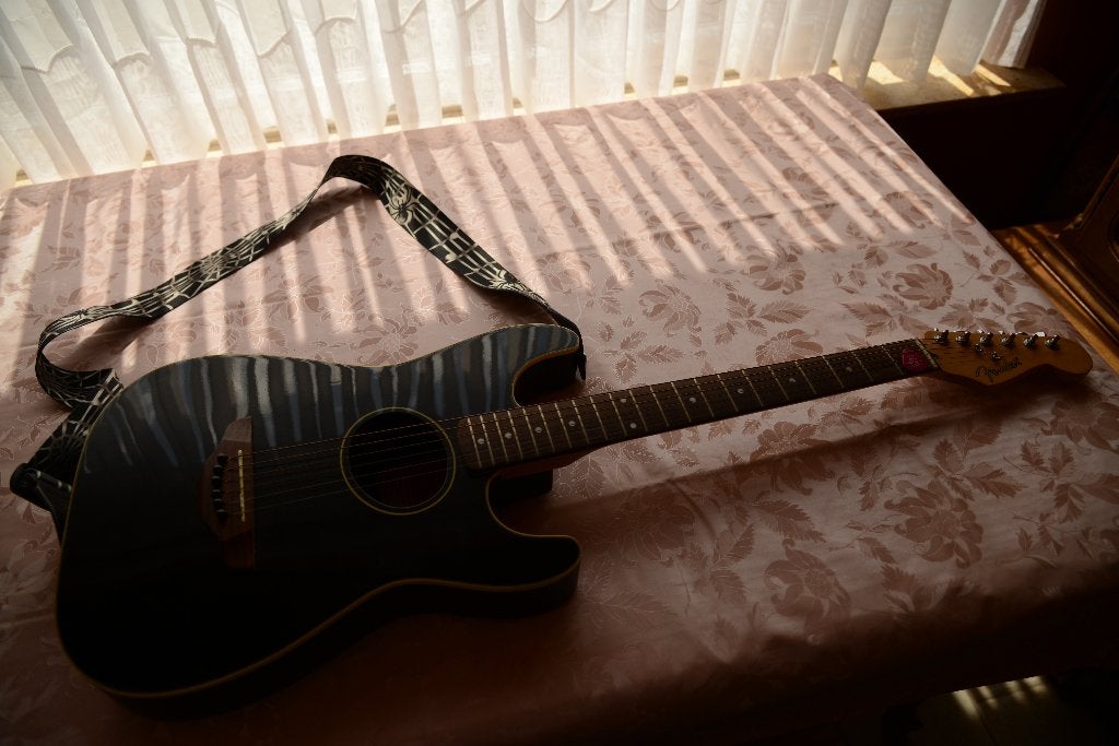 akoestische gitaar, Muziek en Instrumenten, Snaarinstrumenten | Gitaren | Akoestisch, Ophalen, Gebruikt, Overige typen