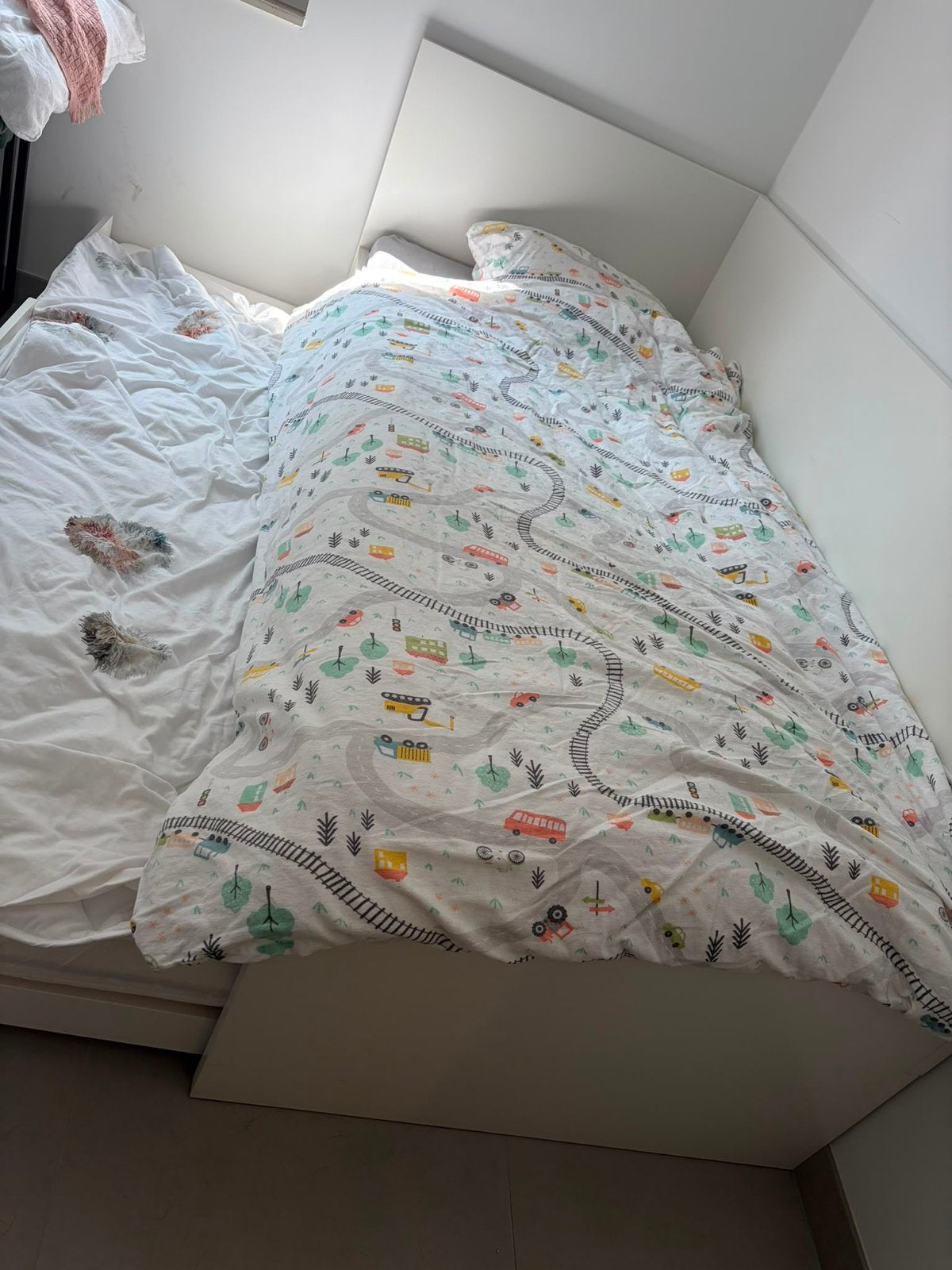 Bed met uitschuiflade, Enlèvement, Comme neuf