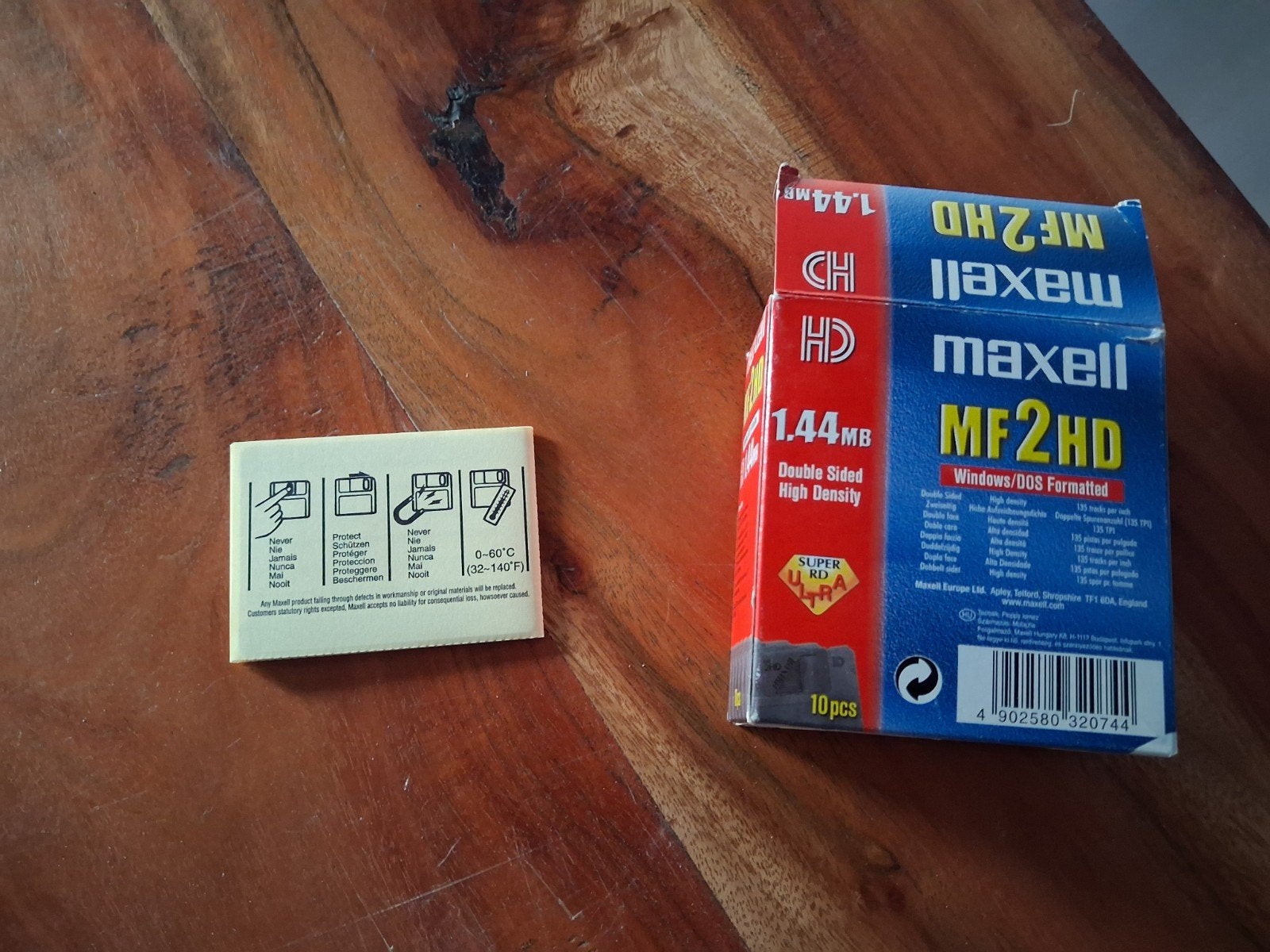 Micro floppy discs, Ophalen