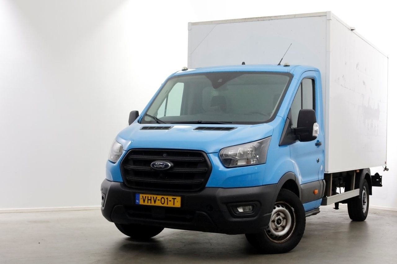 Ford Transit 350 2.0 TDCI 130pk E6 Bakwagen met achterdeuren, Auto's, Bedrijf, Parkeersensor, Ford, Onderhoudsboekje