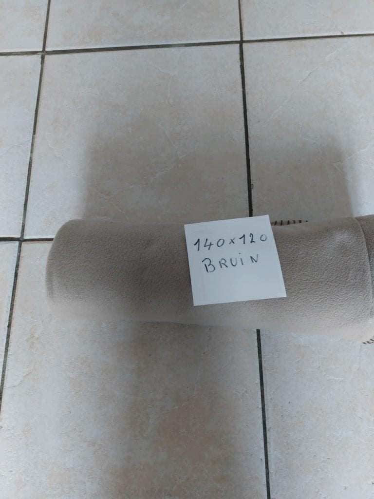 Deken Fleece één grijs en één lichtbruin Beide no, Kinderen en Baby's, Dekens, Slaapzakjes en Inbakerproducten, Ophalen, Nieuw