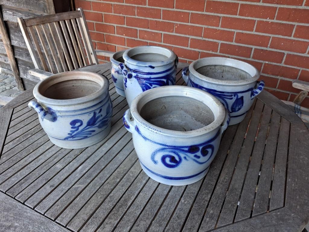 5 x mosterdpot, Ophalen