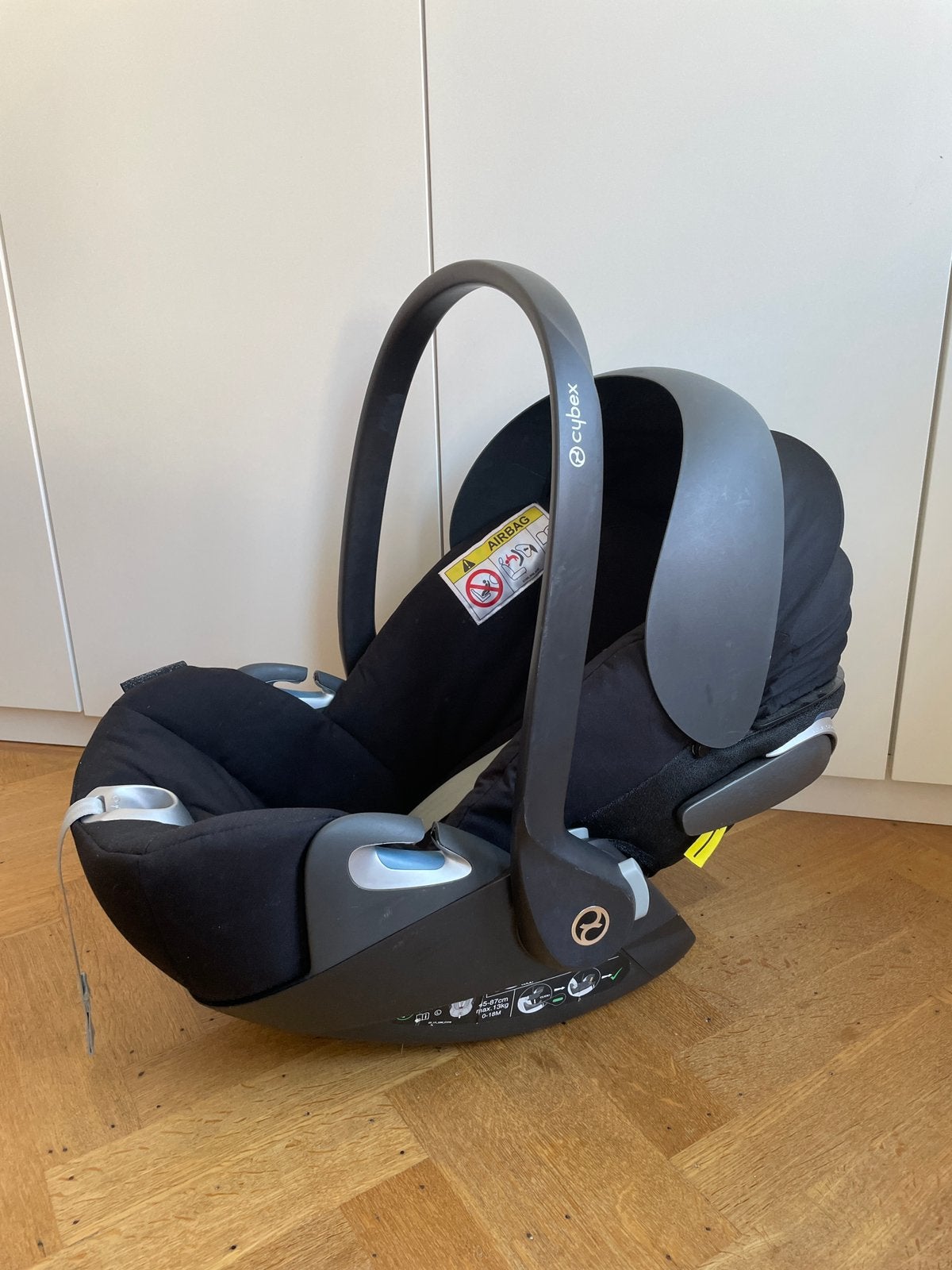 Cybex cloud z, Kinderen en Baby's, Autogordel of Isofix, Gebruikt, Afneembare rugleuning, 0 t/m 13 kg