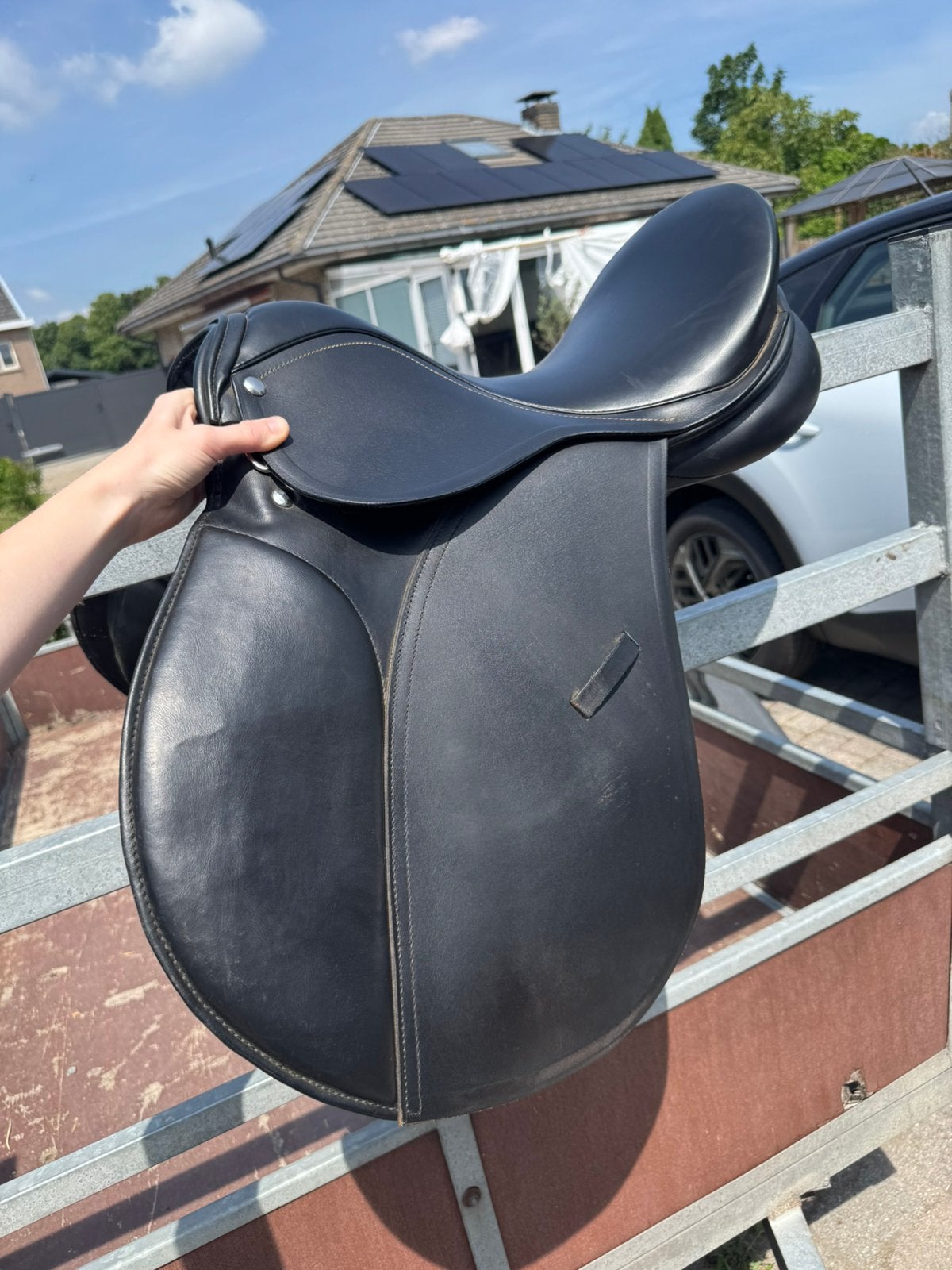 nieuw zadel, Animaux & Accessoires, Chevaux & Poneys | Selles, Enlèvement, Comme neuf