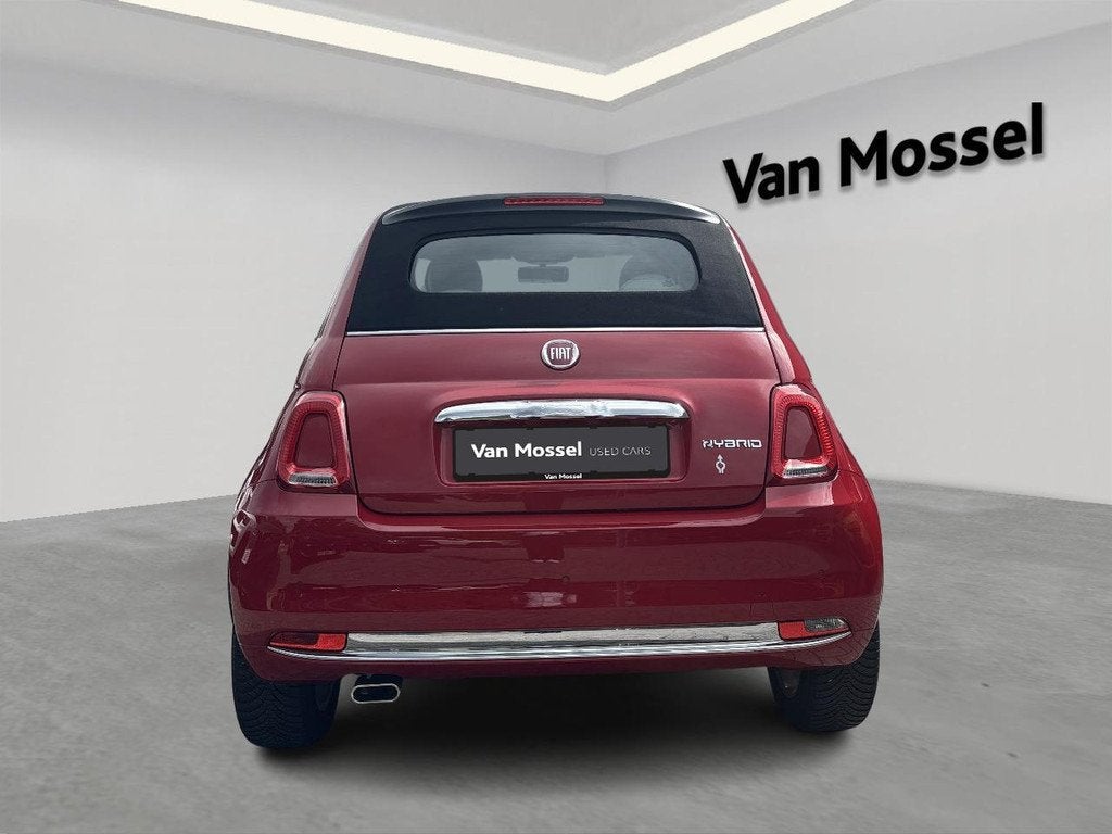 Fiat 500C 1.0 Hybrid 70 Dolcevita, Voorwielaandrijving, 4 zetels, Stof, Gebruikt