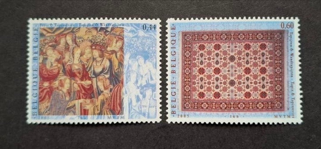 Belgique : COB 3413/14 ** Carpets 2005., Sans timbre, Neuf, Enlèvement ou Envoi, Non oblitéré