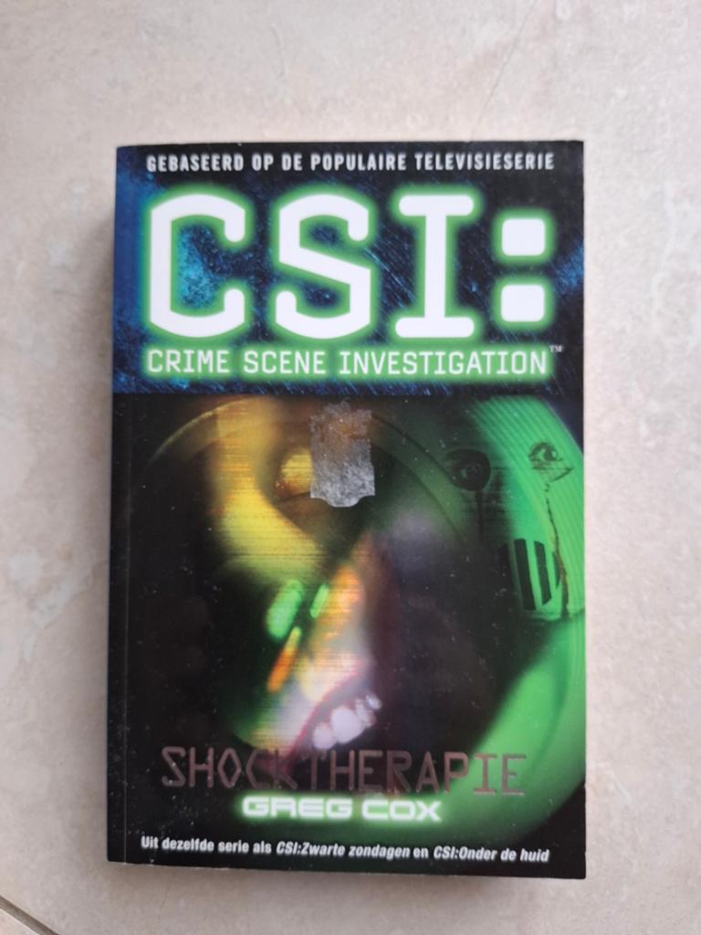 Greg Cox - CSI: Shocktherapie, Ophalen, Greg Cox