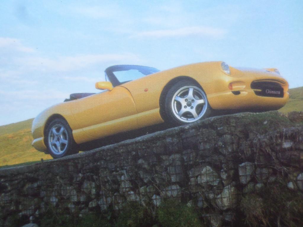 Brochure sur les TVR Chimaera 4.0 V8 450 et 500, Enlèvement ou Envoi
