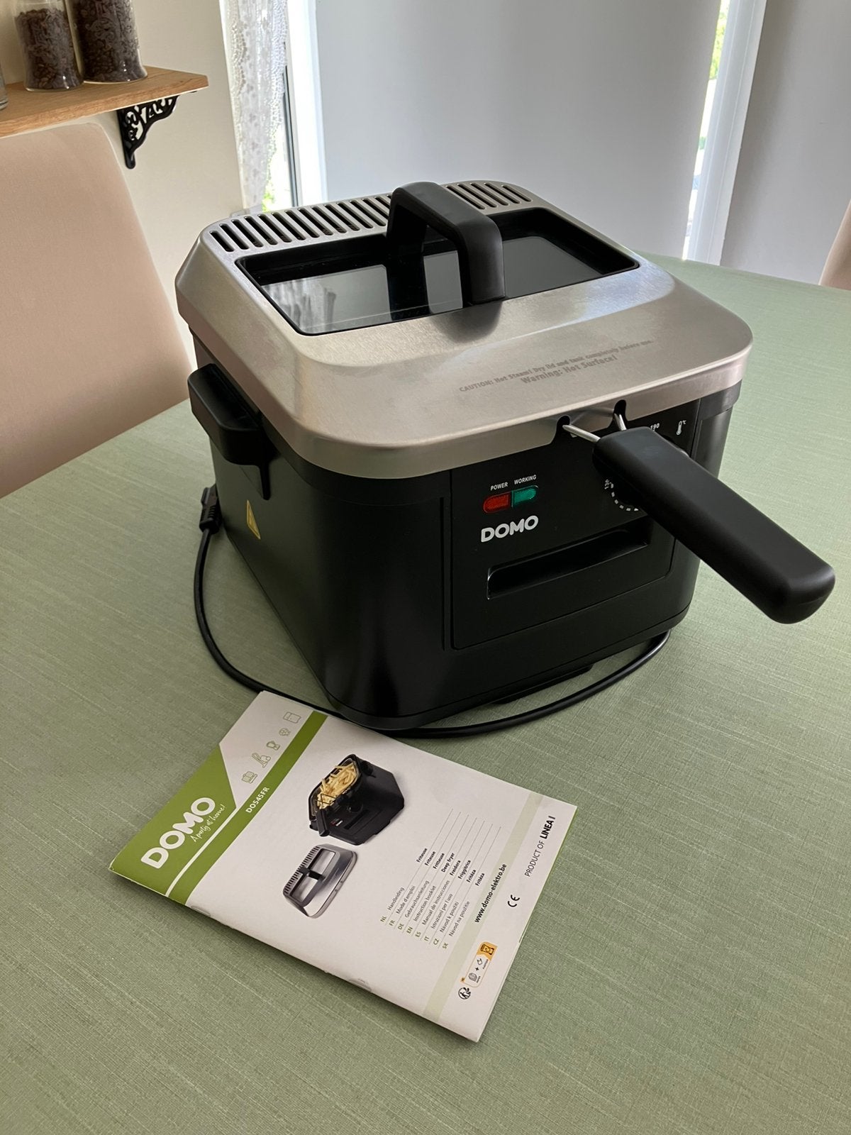 Fritketel extra groot Domo, Elektronische apparatuur, Frituurpannen, Ophalen, Zo goed als nieuw