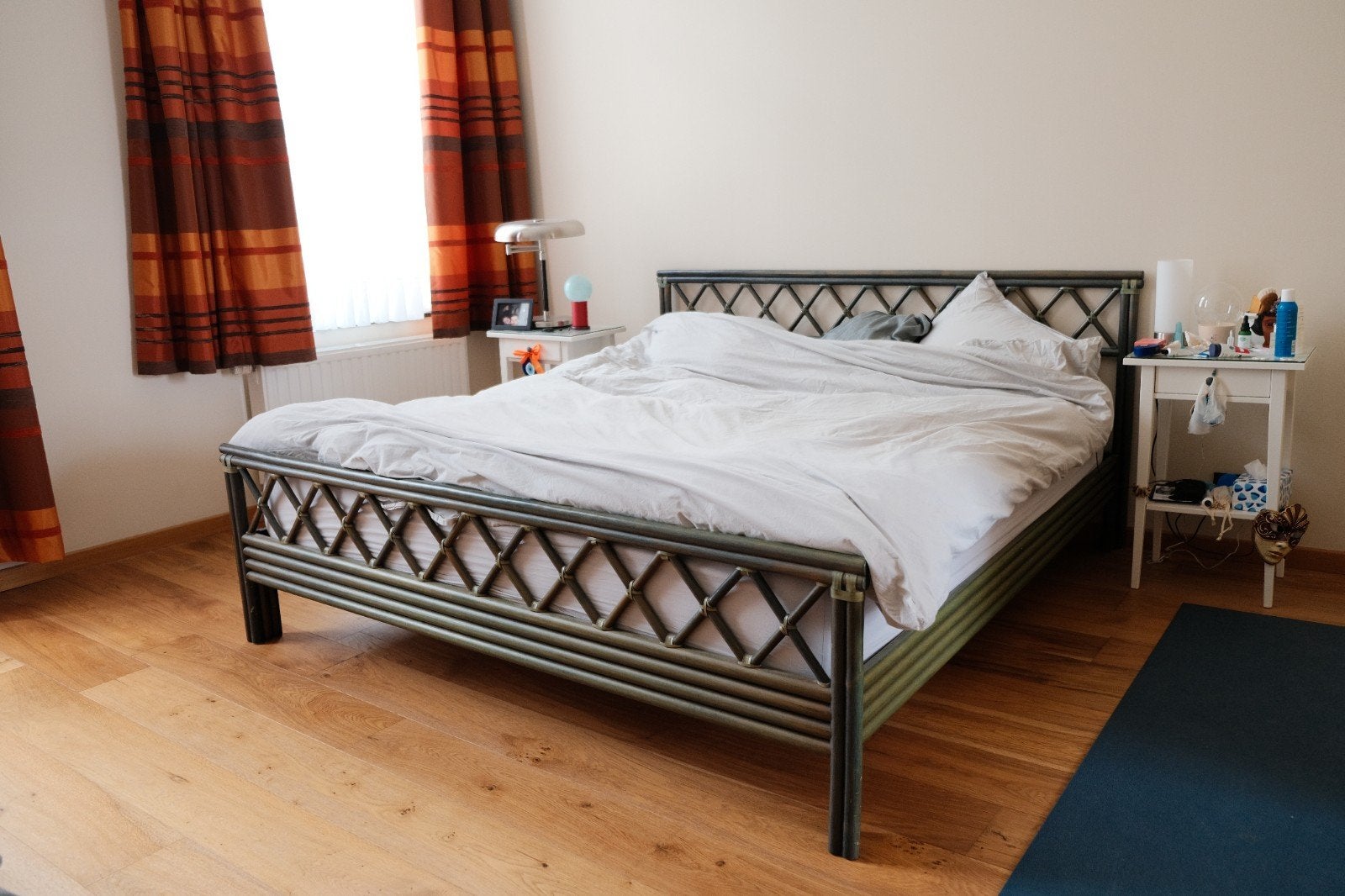 Lit en rotin Roberti Rattan 180 cm x 200 cm, Enlèvement, 200 cm, 180 cm