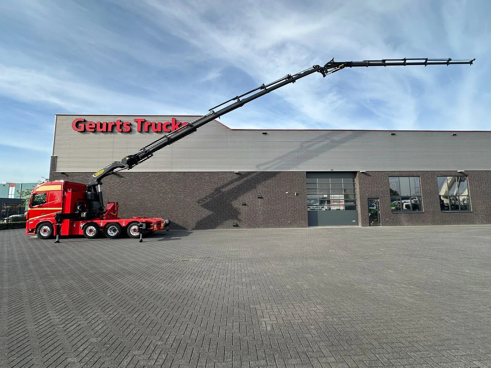 Volvo FH 540 8X2 TREKKER + PLAFINGER 58.002 TEC +PJ150 E KRA, Auto's, Automaat, Euro 6, 397 kW, Leder