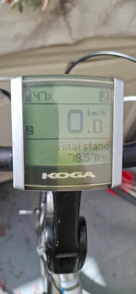 Vélo électrique Koga. À vendre en raison du faible taux d'en, Enlèvement, Capteur de vitesse, Comme neuf