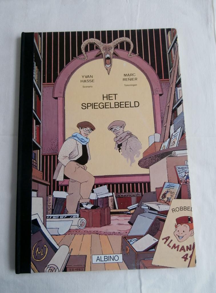 Marc Reñier / Yvan Hasse - Het Spiegelbeeld gesigneerd, Livres, BD, Utilisé, Une BD, Envoi