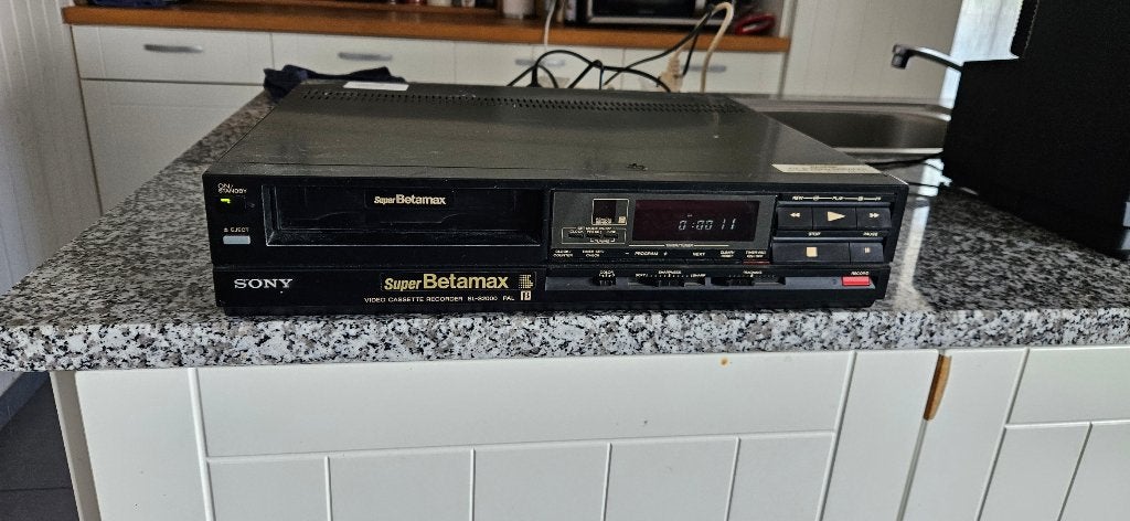 Sony Super Betamax SL - S2000, Audio, Tv en Foto, Videospelers, Ophalen, Gebruikt, Betamax-speler of -recorder